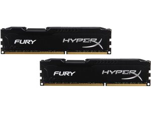 Пам'ять для настільних комп'ютерів HyperX 16 GB DDR3 1600 MHz FURY (HX316C10FK2/16)