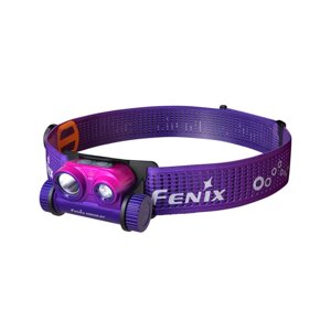 Налобный фонарь для бега Fenix HM65R-DT Сиреневый