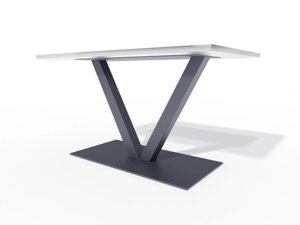 Стійка для столу у стилі Loft NS-2017 770x800x500 мм Сірий