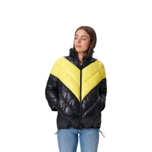 Куртка No brand 982099-WL 42 Чорно-лимонний (91497018)