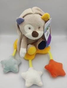 Іграшка-підвіска Bebek 25х21 см Собачка на квітці Multicolor