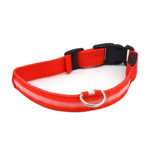 Світлодіодний LED нашийник No Brand Red L USB