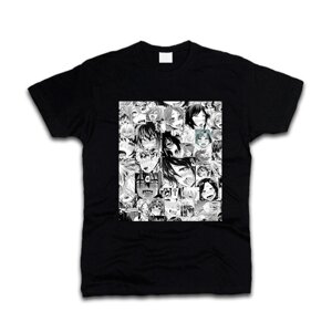 Футболка Ахегао Аніме Ahegao Black S (497473)