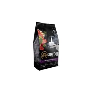 Корм для собак середніх порід Savory Fresh Turkey and Lamb з індичкою та ягнятком 1 кг (30259)