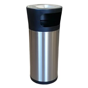 Урна з попільничкою JAH 20 л Срібний металік