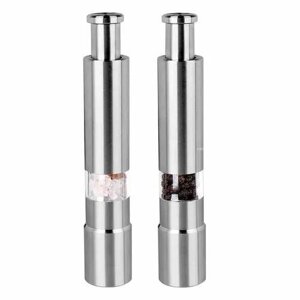 Набір млинів для солі, перцю, спецій No Brand 2 предмет сталь (SPM-6121/2)