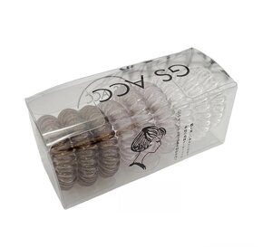 Набір гумок для волосся ANbeauty 9 шт Коричневий (AN0103221)