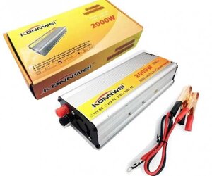 Портативний автомобільний інвертор перетворювач 12V-220V XPRO STRUM12 AR 2000W