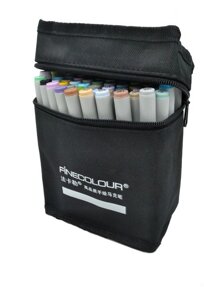 Маркери для скетчингу FINECOLOUR 36 квітів. Набір для анімації та дизайну