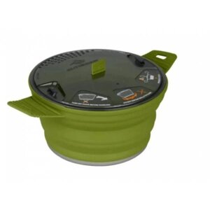 Каструля з алюмінієвим дном Sea To Summit X-Pot 2.8 L Olive (1033-STS AXPOT2.8OL)