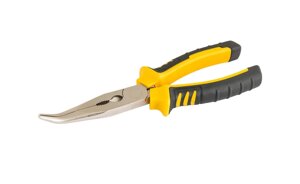 Щипці гнуті 200 мм С55 HRC 45~50 MASTERTOOL GM (23-3200)