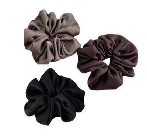 Набір атласних гумок для волосся ANbeauty 3 шт Multicolor (AN0103429)