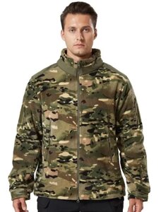 Куртка тактична флісова Solve Woodland KT6000606 XL Камуфляж