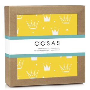 Водонепроникний наматрацник 70х120 см YELLOW CROWN COSAS жовтий