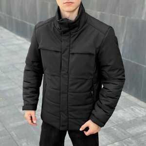Мужская демисезонная куртка Pobedov Darkness 375981 XXL Черный (00000006705)