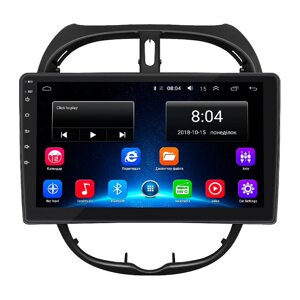 Штатна магнітола Lesko для Peugeot 206 1998-2012 екран 9" 2/32Gb/ Wi-Fi Optima GPS Android пежо