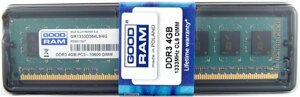 Модуль памяти GOODRAM DDR3 4GB/1333 (GR1333D364L9S/4G)