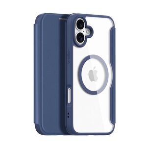 Чохол-книжка Dux Ducis Skin X Pro MagSafe Apple iPhone 16 Blue
