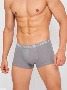 Боксери Kappa Boxer Uomo Elastico Esterno logato сірий 2XL Чоловік K1211 GrigioUnito-2XL