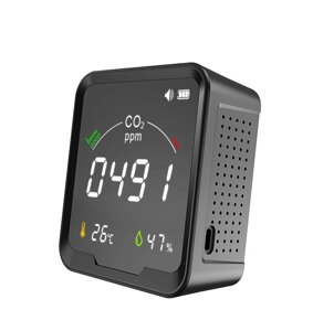 Термогігрометр з датчиком вимірювання CO2 No Brand РТН-9с