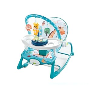 Дитячий шезлонг No Brand Hu-Baby 869 B 4в1 Різнокольоровий (179353)