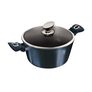 Каструля з кришкою Berlinger Haus Metallic Line Aquamarine Edition 8 л (BH-7148)