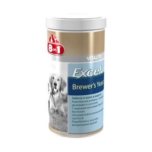 Пивні дріжджі 8in1 Excel Brewers Yeast для кішок і собак таблетки 780 шт (4048422115717)