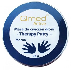 Пластична маса для реабілітації долоні Qmed Therapy Putty Strong сильна