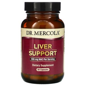 Підтримка Печени, Liver Support, Dr. Mercola, 60 капсул