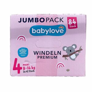 Підгузки Babylove 4 8-14 кг 84 шт. Jumbo Pack