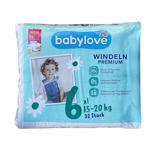 Підгузки Babylove Premium 6 XXL (15-20 кг) 32 шт