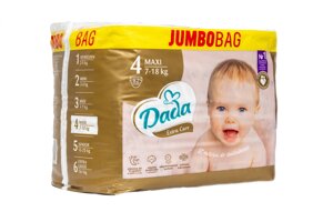 Підгузки Dada Extra Care Jumbo Bag Розмір 4 Maxi 7-18 кг 82 шт