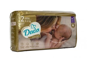 Підгузки Dada Extra Care Розмір 2 Mini 3-6 кг 43 шт