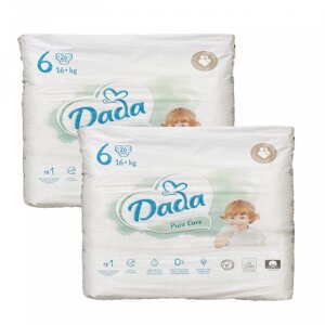 Підгузки Dada Pure Care 6 (16+ кг) 52 шт