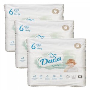 Підгузки Dada Pure Care 6 (16+ кг) 78 шт