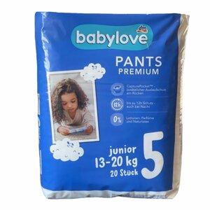 Підгузки-трусики Babylove Premium 5 junior (13-20 кг) 20 шт