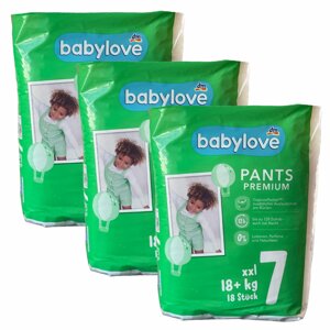 Підгузки-трусики Babylove Premium 7 XXL (18+ кг) 54 шт