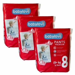 Підгузки-трусики Babylove Premium 8 (19+ кг) 48 шт