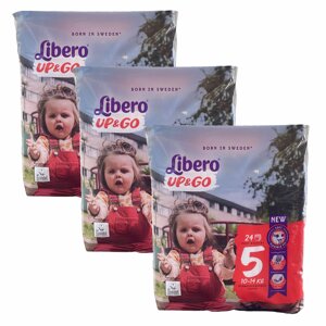 Підгузки-трусики Libero UP&GO 5 Junior (10-14 кг) 72 шт