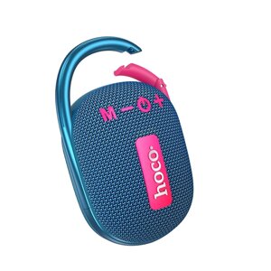 Портативна бездротова колонка акустика Hoco HC17 Easy joy sports BT V5.3 500mAh / RGB FM /TF Blue