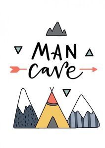 Постер у рамці Man Cave Posters 30 х 40 см (sd124125)