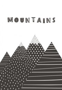 Постер у рамці Mountains Posters 30 х 40 см (sd124123)