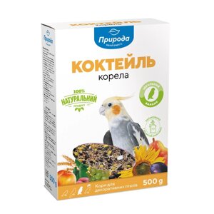 Повсякденний корм для середніх папуг Природа Коктейль Корелла 500 г (4820157400425)