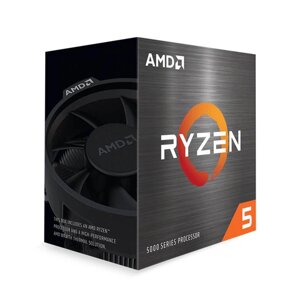 Процесор AMD ryzen 5 5600X (3.7ghz 32MB 65W AM4) box (100-100000065BOX)