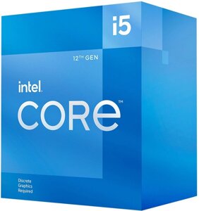 Процесор Intel Core i5 12400F 2.5GHz 18MB, Alder Lake, 65W, S1700) Box (BX8071512400F)