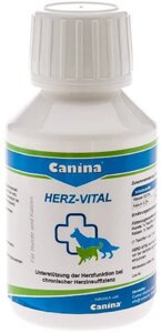 Профілактика захворювань і підтримка серця собак і котів Canina Herz-Vital 100 мл (4027565112036)