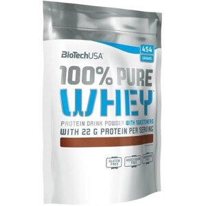 Протеїн BioTechUSA 100% Pure Whey 454 g /16 servings/ Chocolate