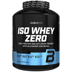 Протеїн BioTechUSA Iso Whey Zero 2270 g /90 servings/ Black Sponge Cake