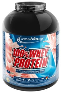 Протеїн IronMaxx 100% Whey Protein 2350 g банку /47 servings/ Melon