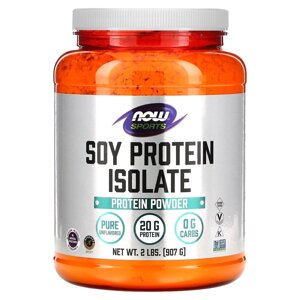 Протеїн NOW Foods Soy Protein Isolate 907 g /38 servings/ Unflavored